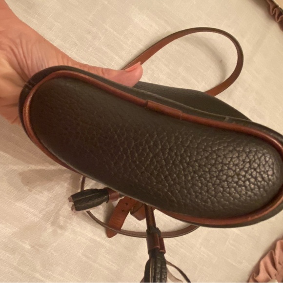Vintage Dooney & Bourke Brown and Black Small Crossbody - Picture 5 of 9